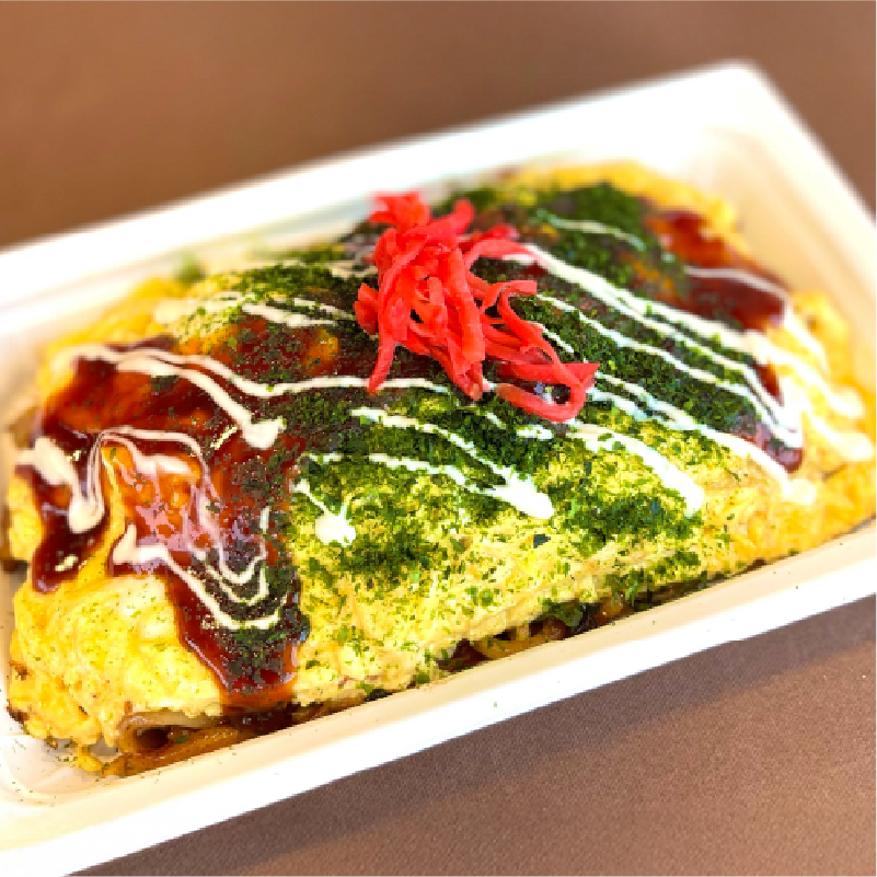 オムそば美空 ふわふわ玉子のスパイシーなオムそば 